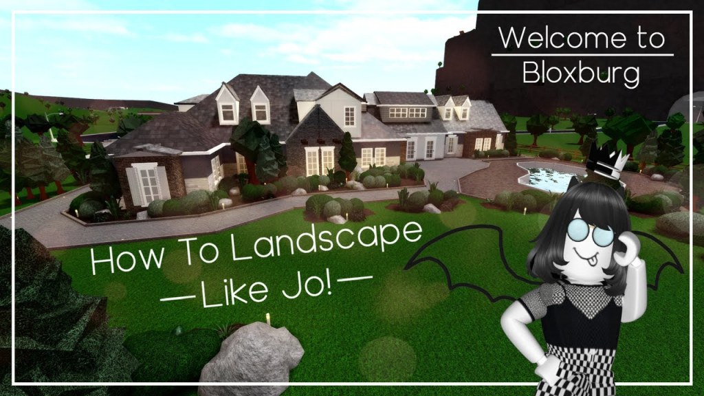 Picture of: How To Landscape Like Jo! – Roblox – Welcome to Bloxburg
